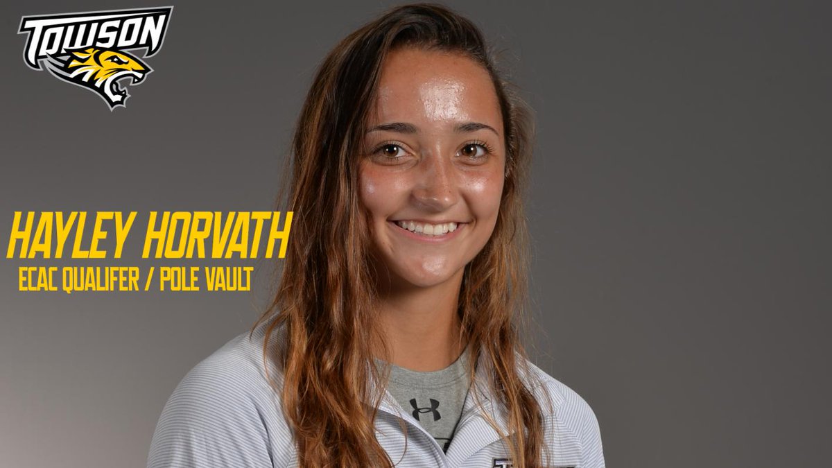 Towson_TFXC's tweet photo. Another busy day with lots of exciting performances. We have 2 recaps for you this evening. Hayley Horvath earns a ECAC qualifying standard in the PV &amp; 5 Tigers win events at Troy.

Doc Anderson Invitational: https://t.co/tSvZGpiQ8P

Maryland Invitational: https://t.co/LSso0xF1K0 https://t.co/QaOqMX7L52