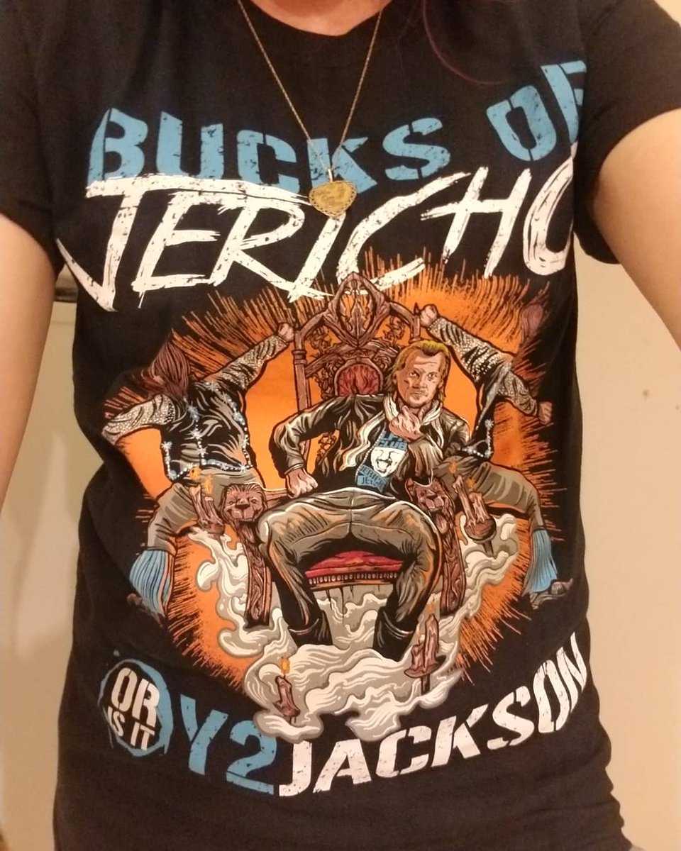 Jemmillion's tweet photo. I'm the nerd who wears my new #Disney comfy shorts with my #Bucksofjericho t-shirt. Thank you @HotTopic, @Disney, @IAmJericho, @NickJacksonYB, & @MattJackson13! #wrestlinglife #nerdlife https://t.co/gJhKxsuRZt