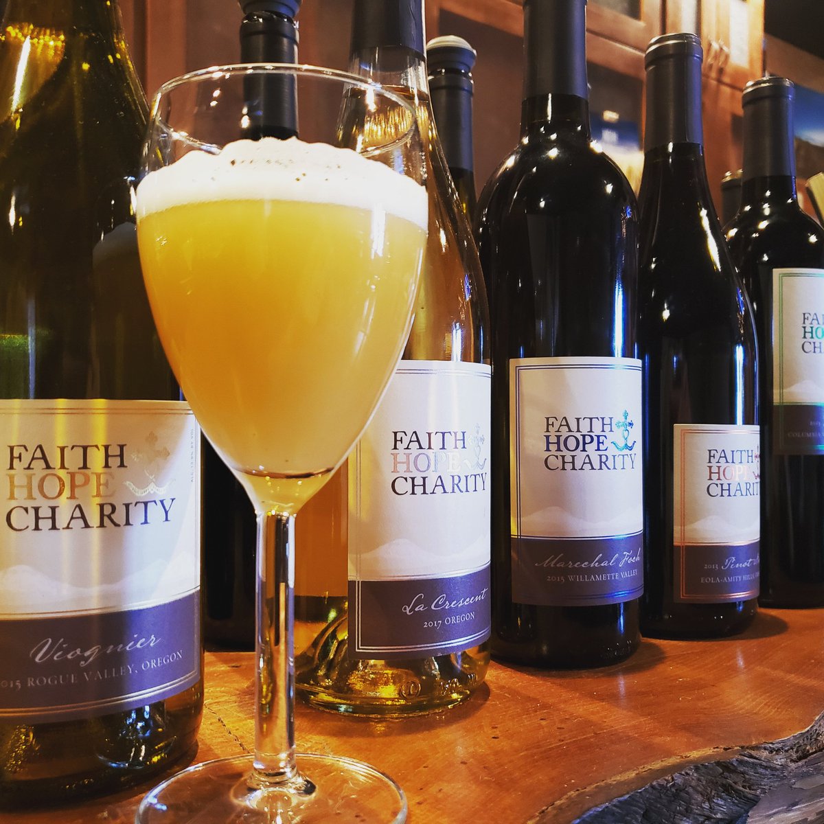 Our new Fog of War #HazyIPA is now on tap at Faith Hope Charity Winery. Loaded with Citra, Peeko, &amp; Centennial hops, it's all the aroma &amp; flavor you want without the bitterness.

Benefiting the Redmond VFW

#craftbeer #ORbeer #OregonBeer  #inBend #inRedmond #Terrebonne #SmithRock