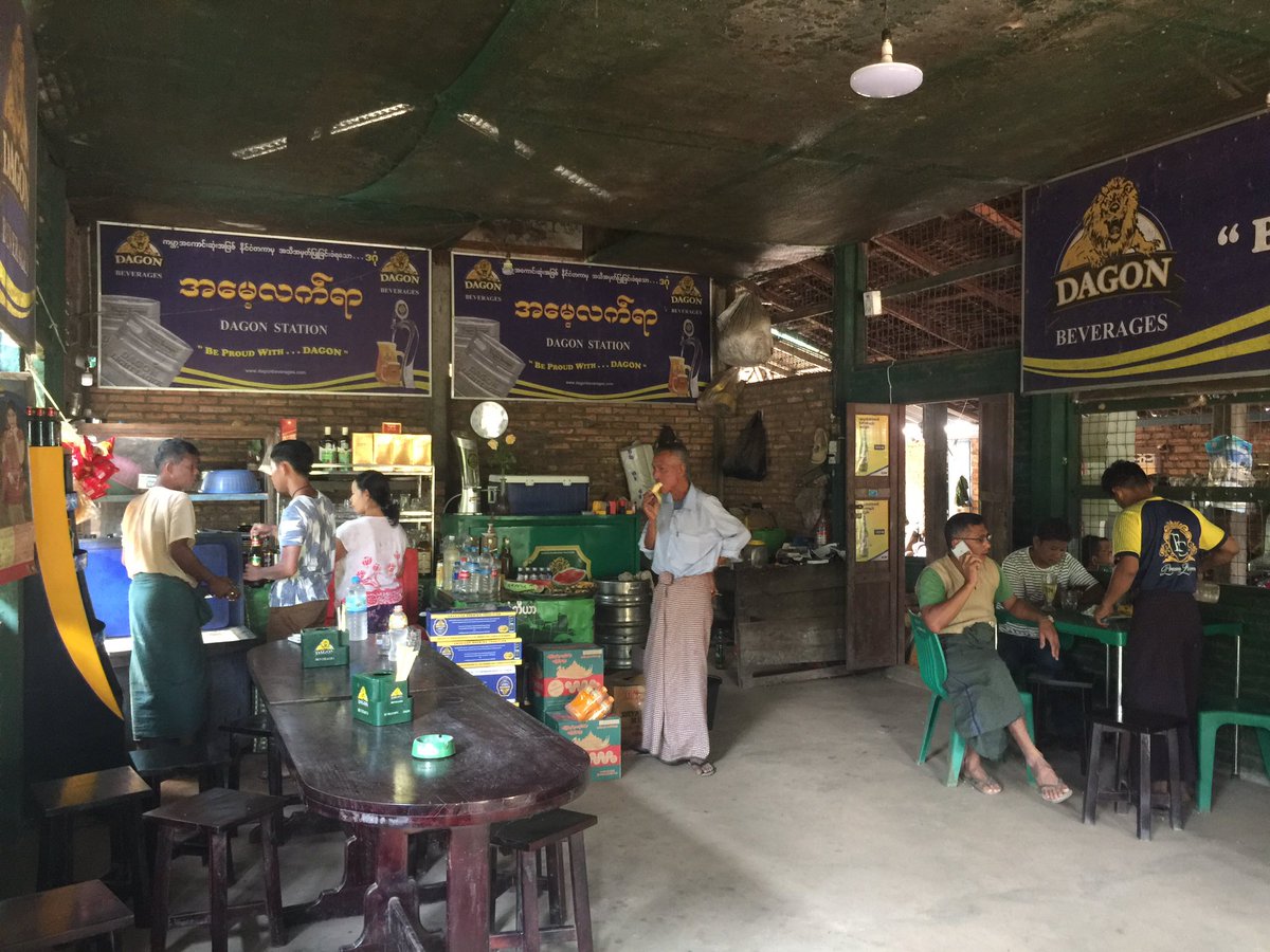 GlobeRovers's tweet photo. Having a cold beer with the friendly fishermen in a shack by the beach. Interesting life in southern Myanmar. #beershack #travel #burma #myanmar #myanmarmemories https://t.co/LH5v2Thpgo