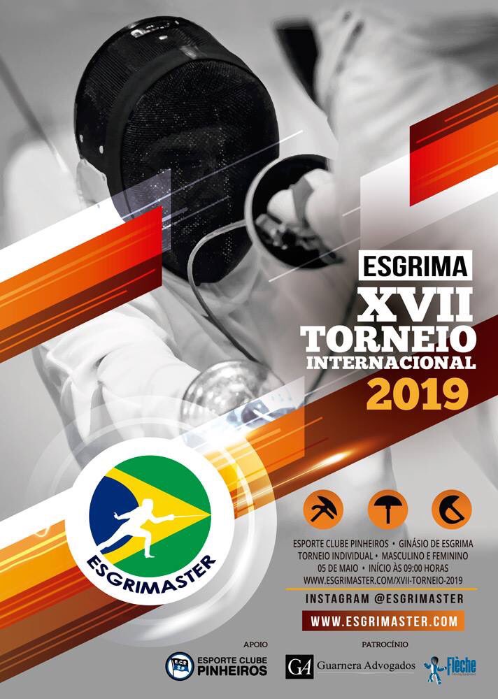EsgrimasterBra's tweet photo. #Esgrimaster #International #Tournament #05may2019 
#Fencing #Esgrima #Torneio #saopaulo #master #epee #foil #sabre
https://t.co/sgnmsXHE6V https://t.co/JetDsQUQcu