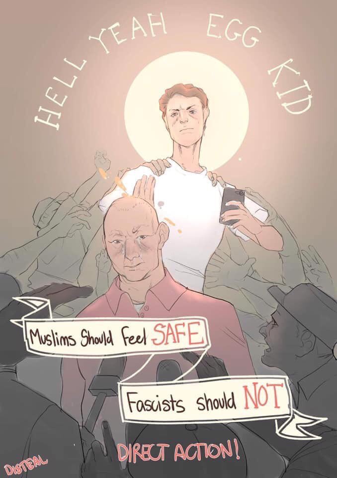 Taliahussine99's tweet photo. #This young man defended humanity spontaneously, there was no other way for him
Sometimes when you see injustice you must speak up
We hope that our world will enjoy peace and love
You are wonderful, my friend 💖💖
 #EggBoyHero https://t.co/UCmh08JYSf