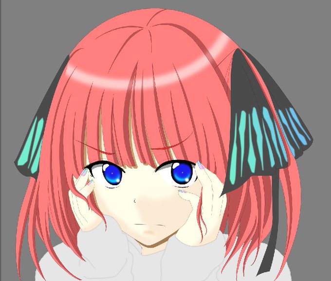 神崎恭介@RPGツクールVX Aceでのゲーム制作を主に活動中。さんがTwitterに投稿した中野二乃(五等分の花嫁)のイラスト。