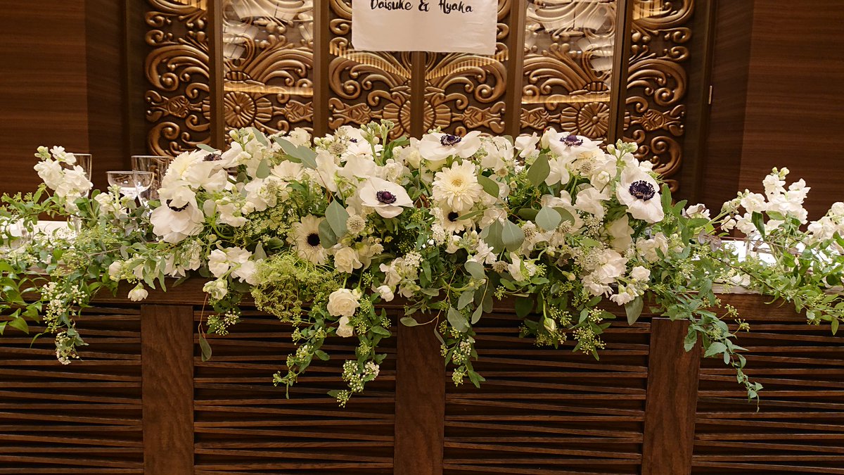 ট ইট র Fleur Matsuyama22時まで配達してます 要予約 先日のブライダル装花の続きです 今回は白ベースが多く それぞれに個性的で素敵でした アネモネ ストック こでまりの春花たちの相性は抜群で 互いに可愛らしさを引き立てる仲良し感で和まされます ট ইট র Fleur Matsuyama22時まで配達してます 要予約 先日のブライダル装花の続きです 今回は白ベースが多く それぞれに個性的で素敵でした アネモネ ストック こでまりの春花たちの相性は抜群で 互いに可愛らしさを引き立てる仲良し感で和まされます