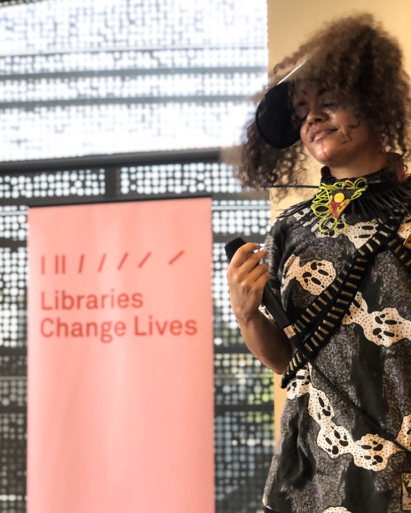 Such a wonderful end to <a href="/YarraLibraries/">Yarra Libraries</a>’s Summer Sounds series for 2019 👏 The wonderful Racerage taking the stage now 👆#swamplandmag #librarieschangelives