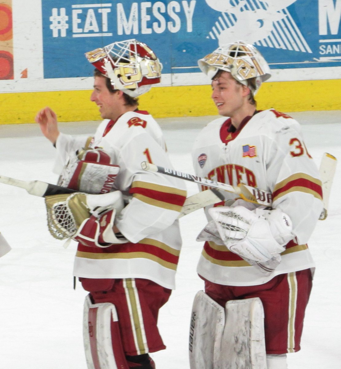 ronNcaphill's tweet image. Big props to the Pios on a great #NCHCHockey playoff sweep of NoDak. Amazing goaltending by Filip Larsson and amazing teamwork - it doesn't go unnoticed how you all support each other.
Congrats and best to you in St. Paul and beyond! #OneTeamOneGoal #TheProscess
#PioneerTogether