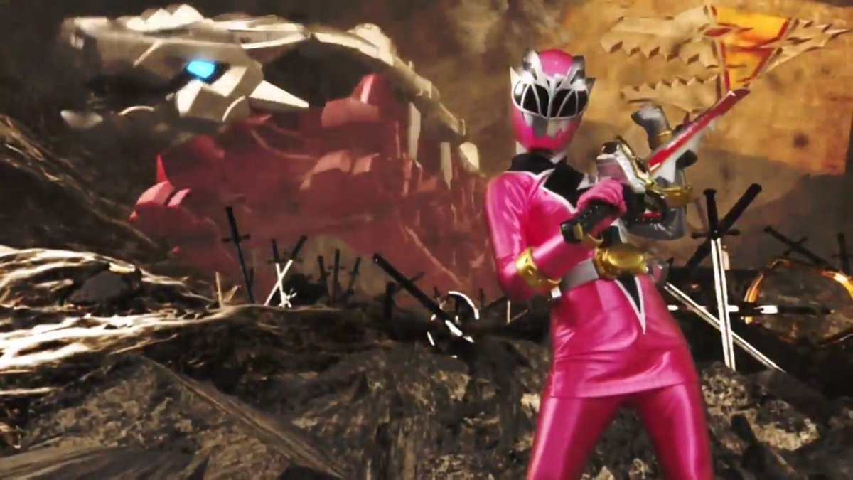 ユウセイジャー マジーヌちゃんと工藤美桜ちゃん大好き垢 リュウソウピンクのポーズ可愛いかった リュウソウピンク