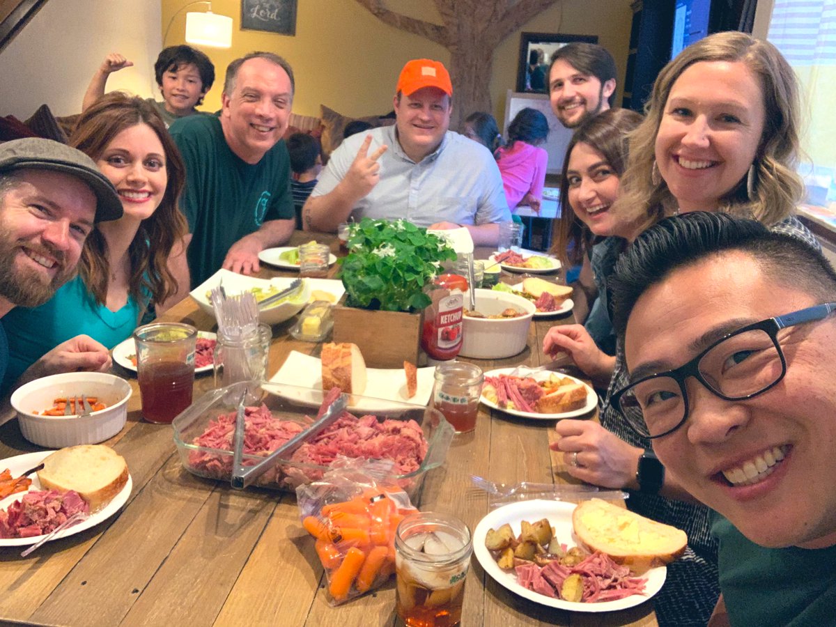 StCoppen's tweet photo. Celebrating #StPattysDay ✝️🇮🇪 early with a #FoothillChurch team Ireland reunion https://t.co/hvkptrHnso