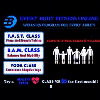 AdaptedExercise's tweet image. #Every_Body_Fitness_Online
