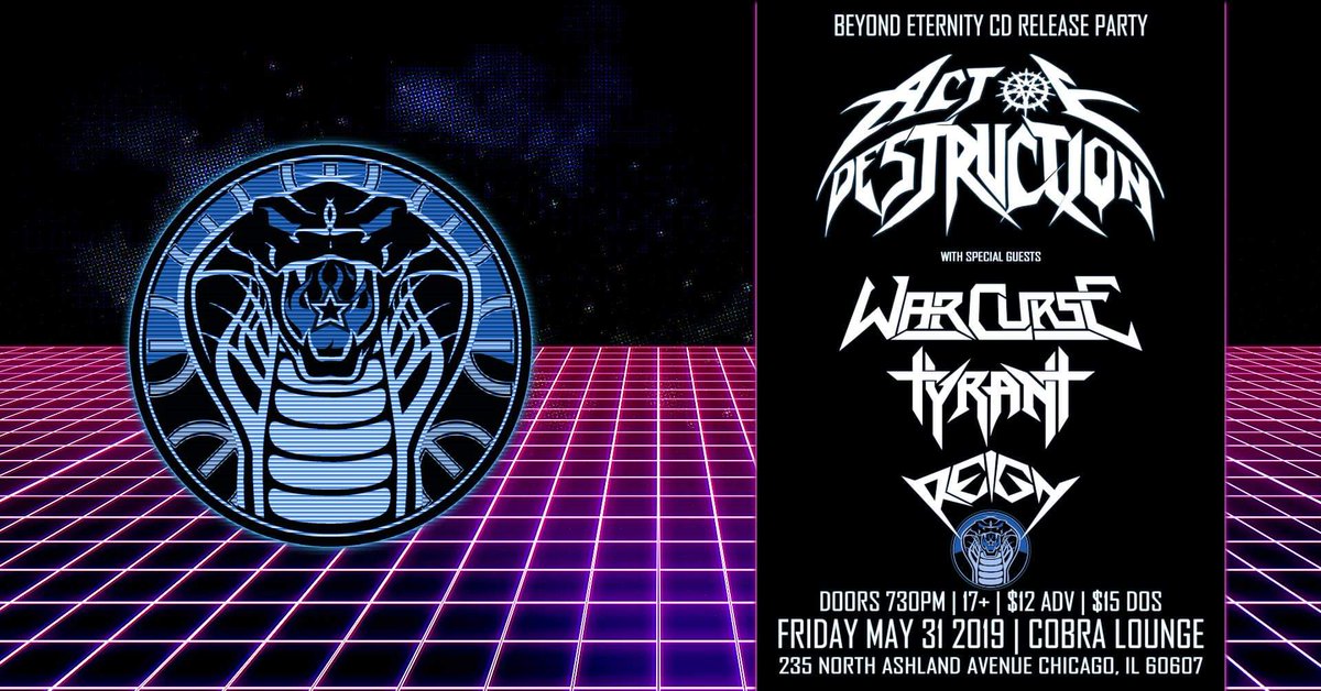 _OF_DESTRUCTION's tweet photo. The "Beyond Eternity" CD release party has just been announced! Tix available now! https://t.co/rHpfuM986q