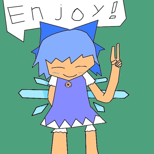 チルノを見るとストレスが減るらしいのtwitterイラスト検索結果