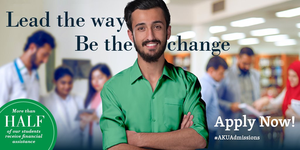 Aga Khan University Admissions open in Pakistan.
#Medicine, #Nursing #TeacherEducation programmes @AKUGlobal enables U make healthy #AKUworld4ALL Apply online by May 16, 2019 aku.edu/AdmissionsPK
#AKUAdmissions #AKUMC #AKUSONAM #AKUIED #MedicalEducation