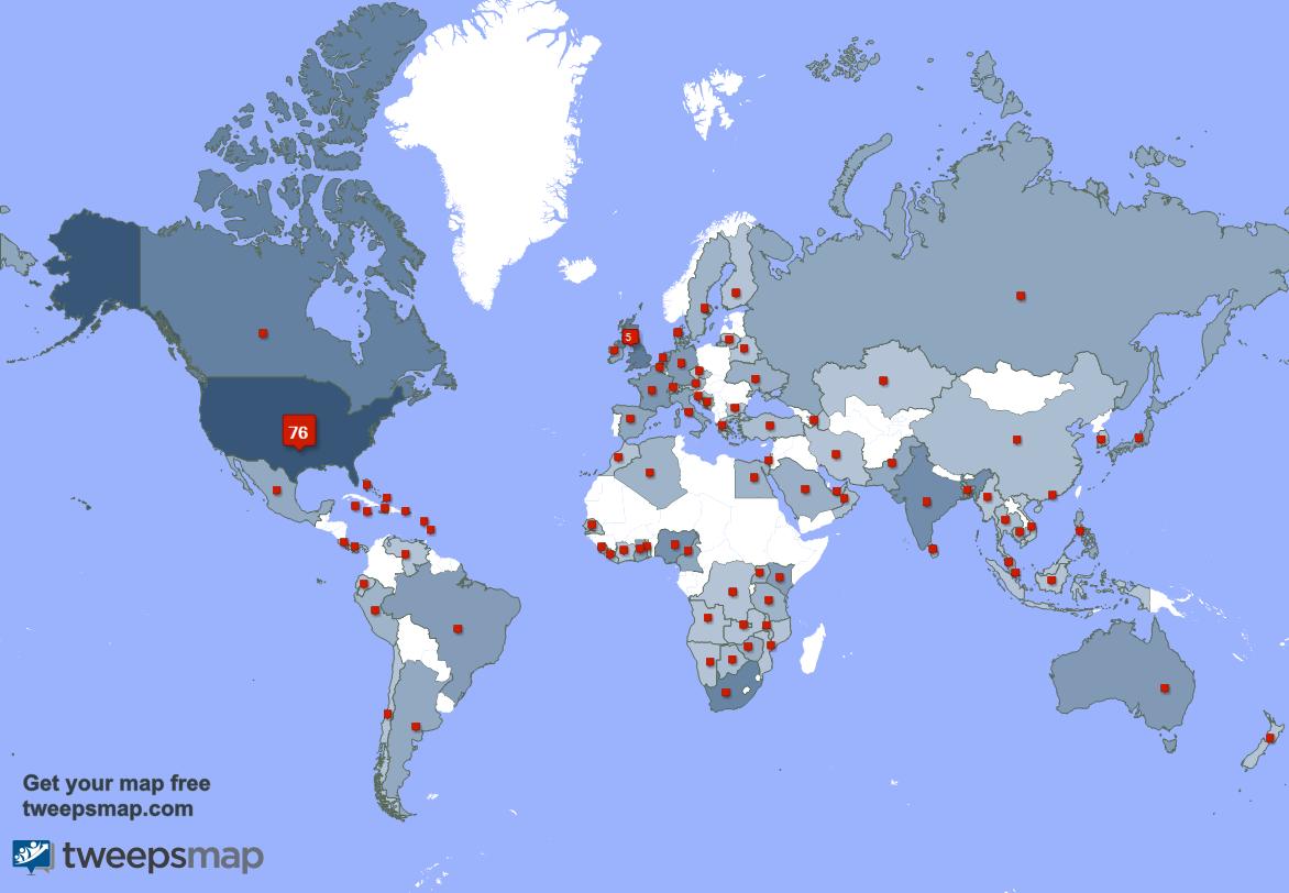 We have 18 new followers from USA, and more last week. See tweepsmap.com/!SonPlayy
