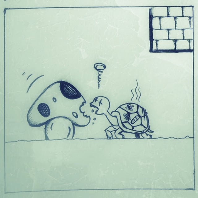 4SquareStory's tweet photo. Super Mario vs. Turtle...
But no ordinary turtle...
#4ss
#4squarestory
#story #art #drawing #Comic #story #SuperMario https://t.co/5HfYhrIF1w