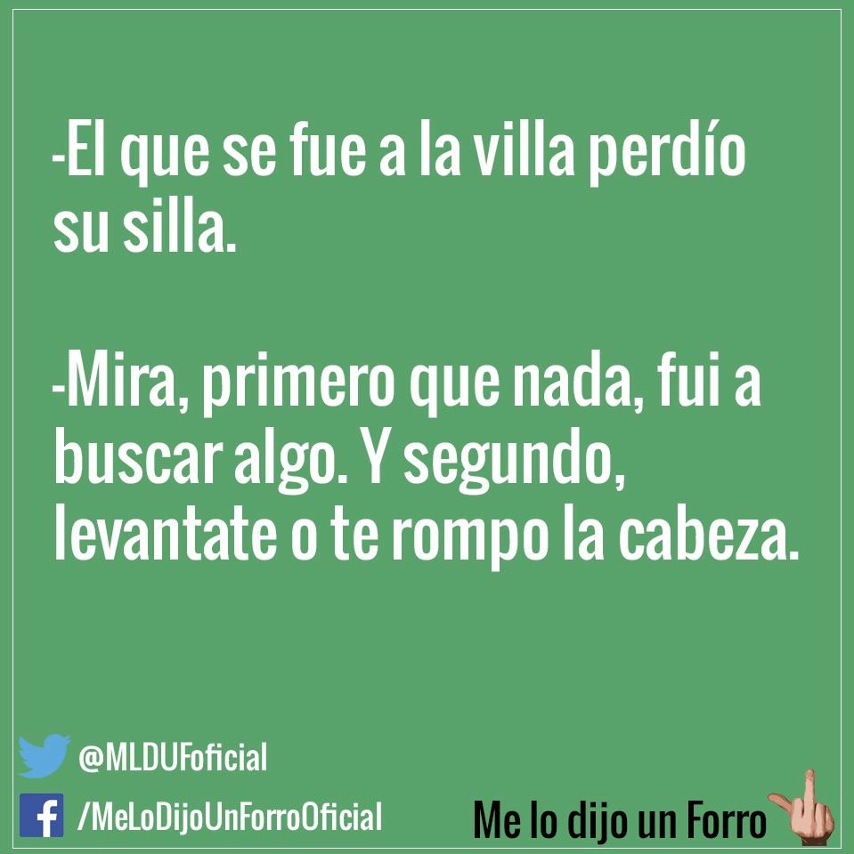Me lo dijo un Forro (@mldufoficial) on Twitter photo 