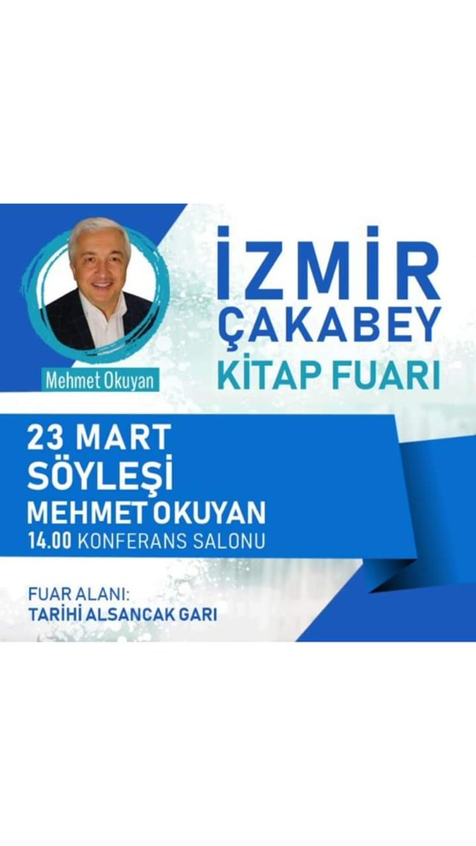Prof. Dr. Mehmet Okuyan 23 mart günü Izmir'de. <a href="/okuyanmehmet/">Mehmet Okuyan</a> #izmir