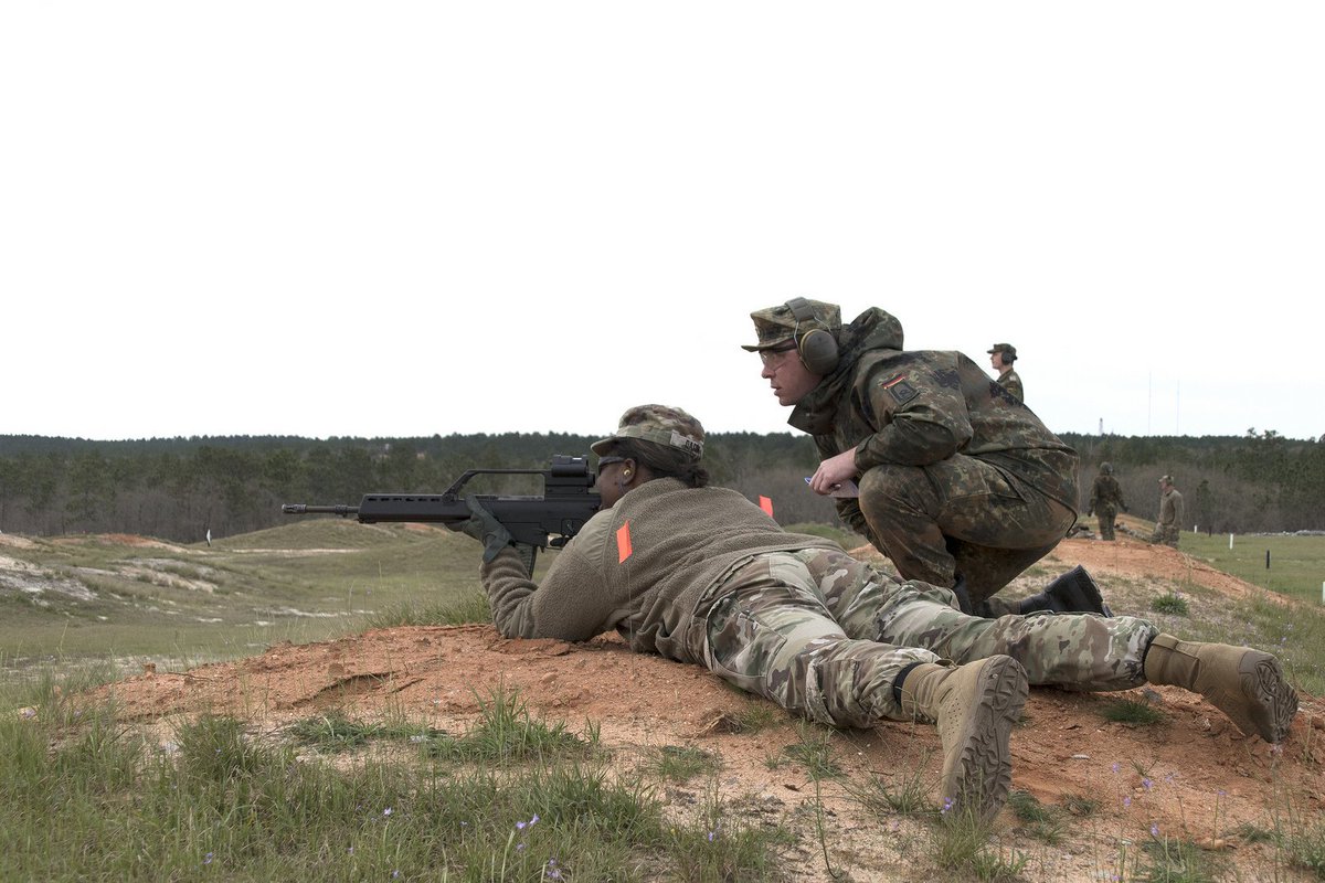 SCNationalGuard's tweet photo. #SGuard #Soldiers participate in the German Armed Forces Proficiency Badge (#GAFPB) event, March 16 at @fortjackson. American & German Soldiers competed together to build camaraderie & relationships between U.S. & German Armed Forces (📷 by Staff Sgt. Brad Mincey) #NationalGuard https://t.co/ZMOu3rJ6Ks