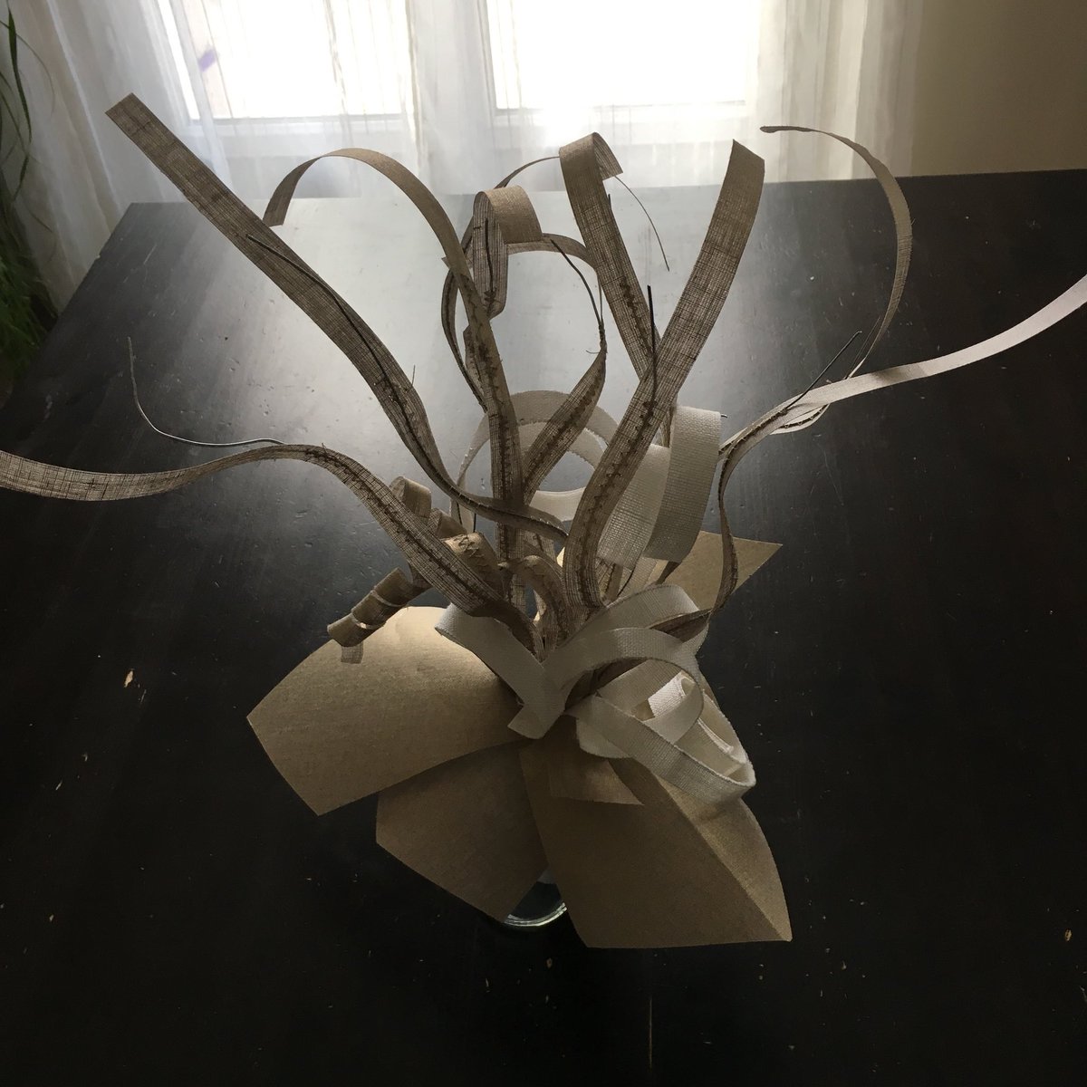 #première mondiale #lin #textile ce week end a #Amiens pour le salon du chocolat une création en #innolin @wearelinen <a href="/MEBelzung/">Marie-E Belzung</a>