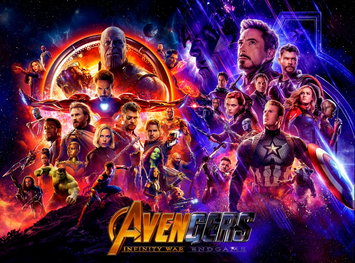 Love this #AvengersInfinityWar and #AvengersEndgame poster mashup!