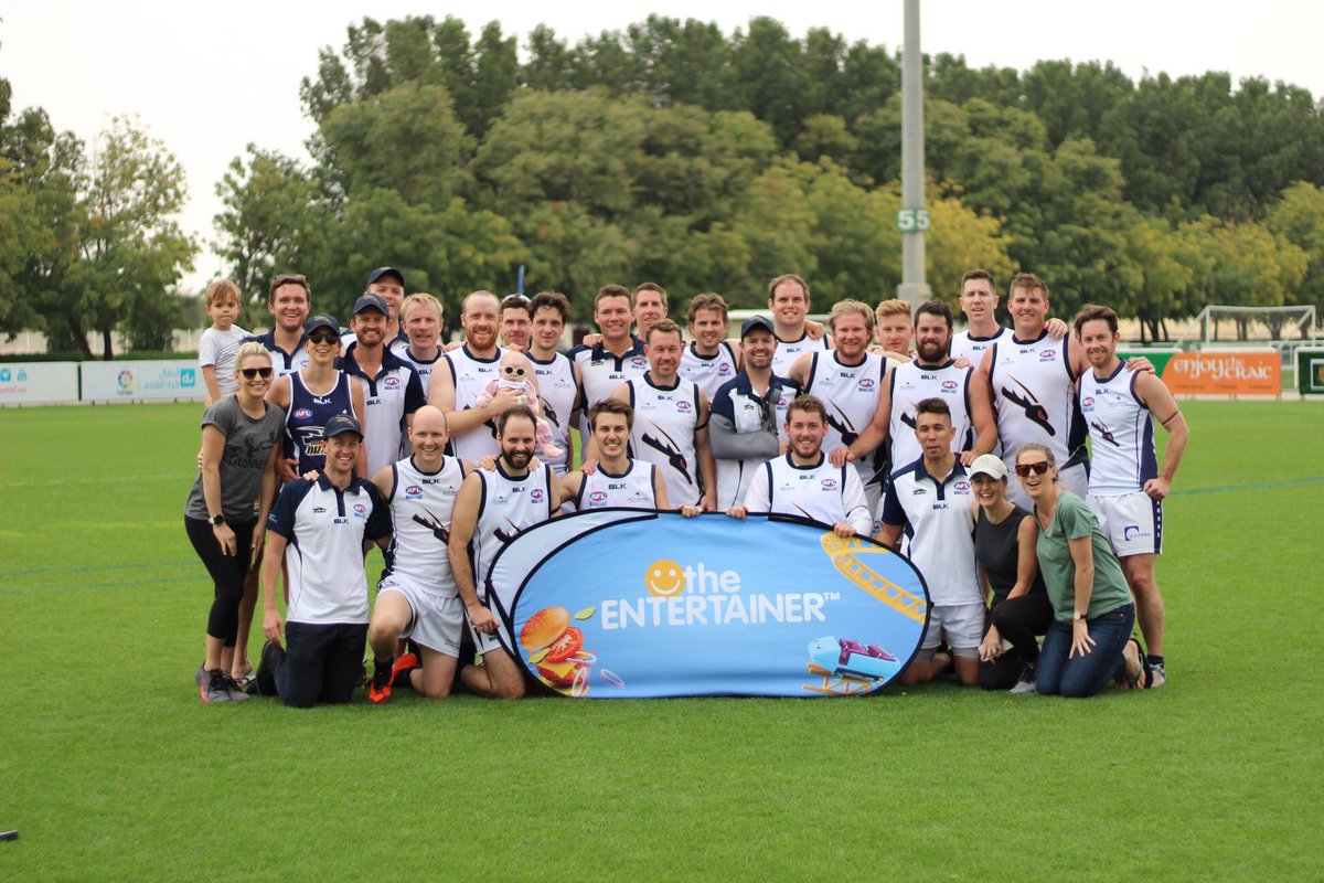 We march into our 8th consecutive <a href="/AFLME/">AFL Middle East</a> Grand Final after a hard fought Prelim win against the <a href="/AbuDhabiFalcons/">Abu Dhabi Falcons</a>! Get around the boys this week! #AFLME #BigDance #AussieRules