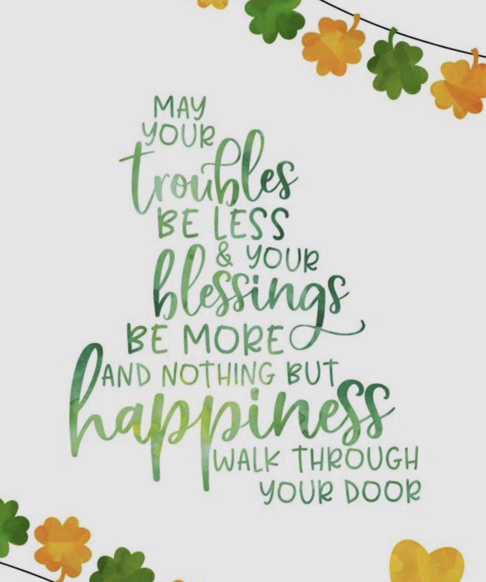 #HappyStPatricksDay 🍀