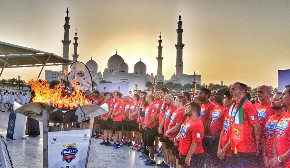 Katnomulligans's tweet photo. Mission complete! 44 ceremonies, over 1000km traveled. We carried the #FlameofHope through UAE spreading excitement for the @WorldGamesAD and a message of inclusion, tolerance &amp; unification.We raised over $380,000 for @SpecialOlympics athletes!Thanks to everyone who supported me! https://t.co/QuVrAtzz5t