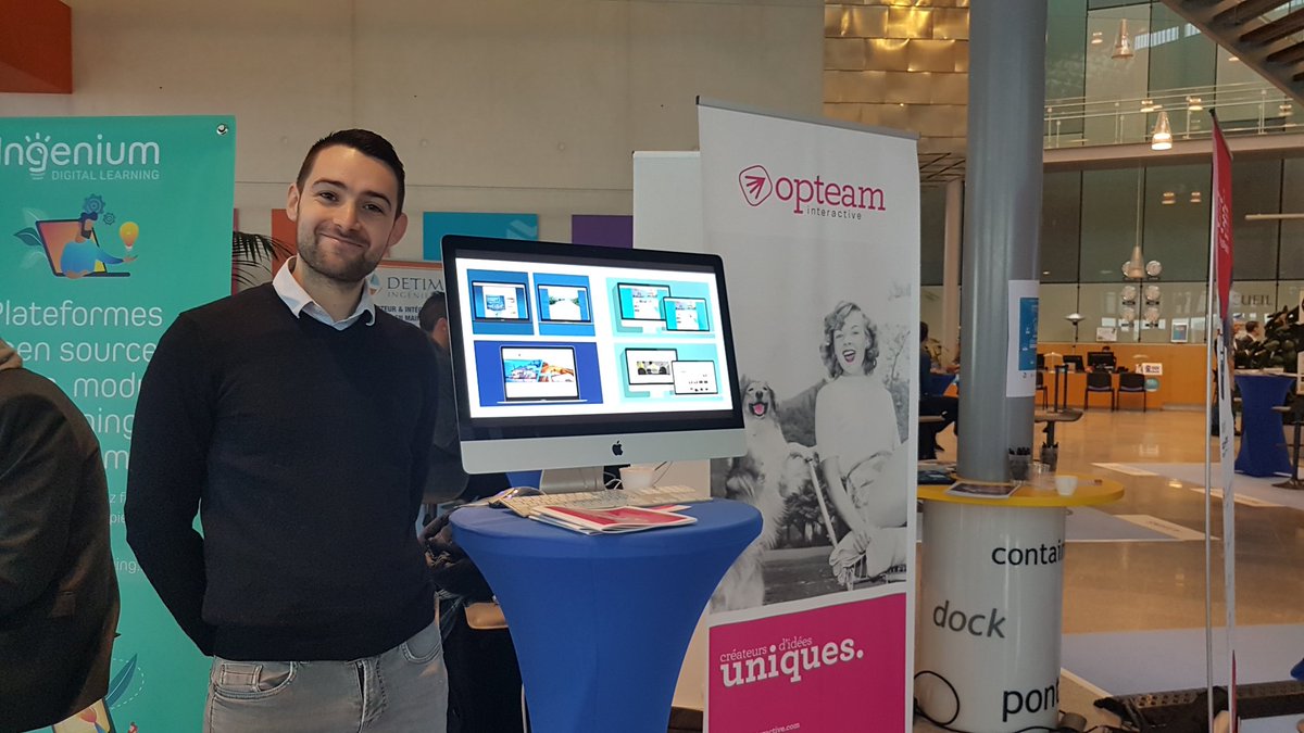 #normandigital 2019 à la cci seine estuaire #opteam_ était bien là ! #communication #digital #transitionnumerique