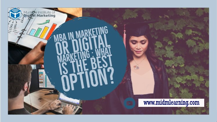 MidmLearning's tweet image. An MBA in digital marketing will teach you more about business management with some focus on digital marketing. It will give you a fair idea of the part of digital marketing plays in business.
midmlearning.com
Call Now- (+91)-9167744379
Email-midmlearning@gmail.com