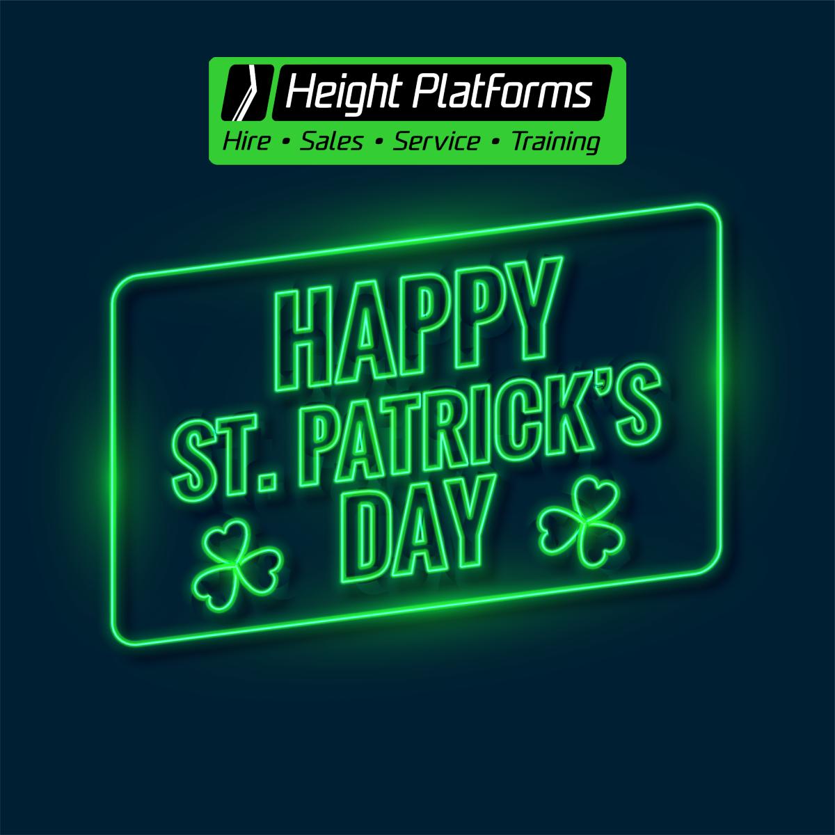 HeightPlatforms's tweet photo. Happy St. Patrick's Day!! We hope you have a great bank-holiday weekend! 🇮🇪☘️🇮🇪
#heightplatforms #stpatricksday #paddysday #irishbusiness #whatheightswillyoureachthispaddysday #naas #dublin #cork #ireland https://t.co/3Y5PHCD11i