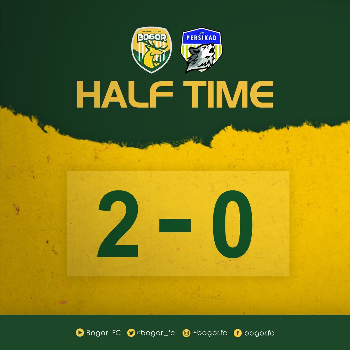 Duo Bandung, Reza Saputra &amp; Rudiyana membawa Pajajaran Bogor FC unggul.