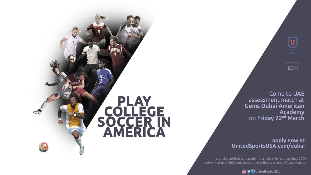 Develop both academically and on the football pitch!
ESM together with UnitedSportsUSA provide students with the opportunity to train to become elite football players while simultaneously earning a world-class education.

👇 👇 👇 
For more details, visit unitedsportsusa.com