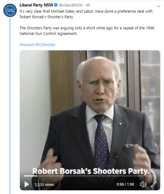 SteveLarsson's tweet photo. John Howard is an inveterate liar.

The 'preferences deal with Labor' is just another Liberal scare tactic like their 'Children Overboard' lie in 2001. https://t.co/bZOj4r6Scl