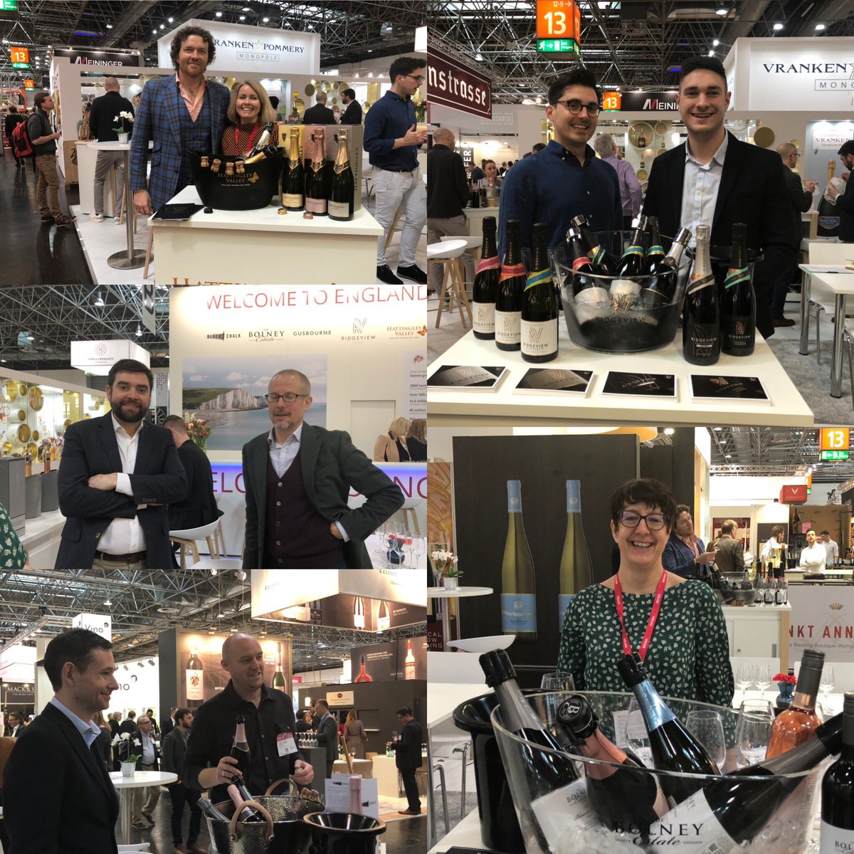 #WineGB <a href="/Prowein/">ProWein</a> in action on day 1 in Hall 13 C47 all go already!