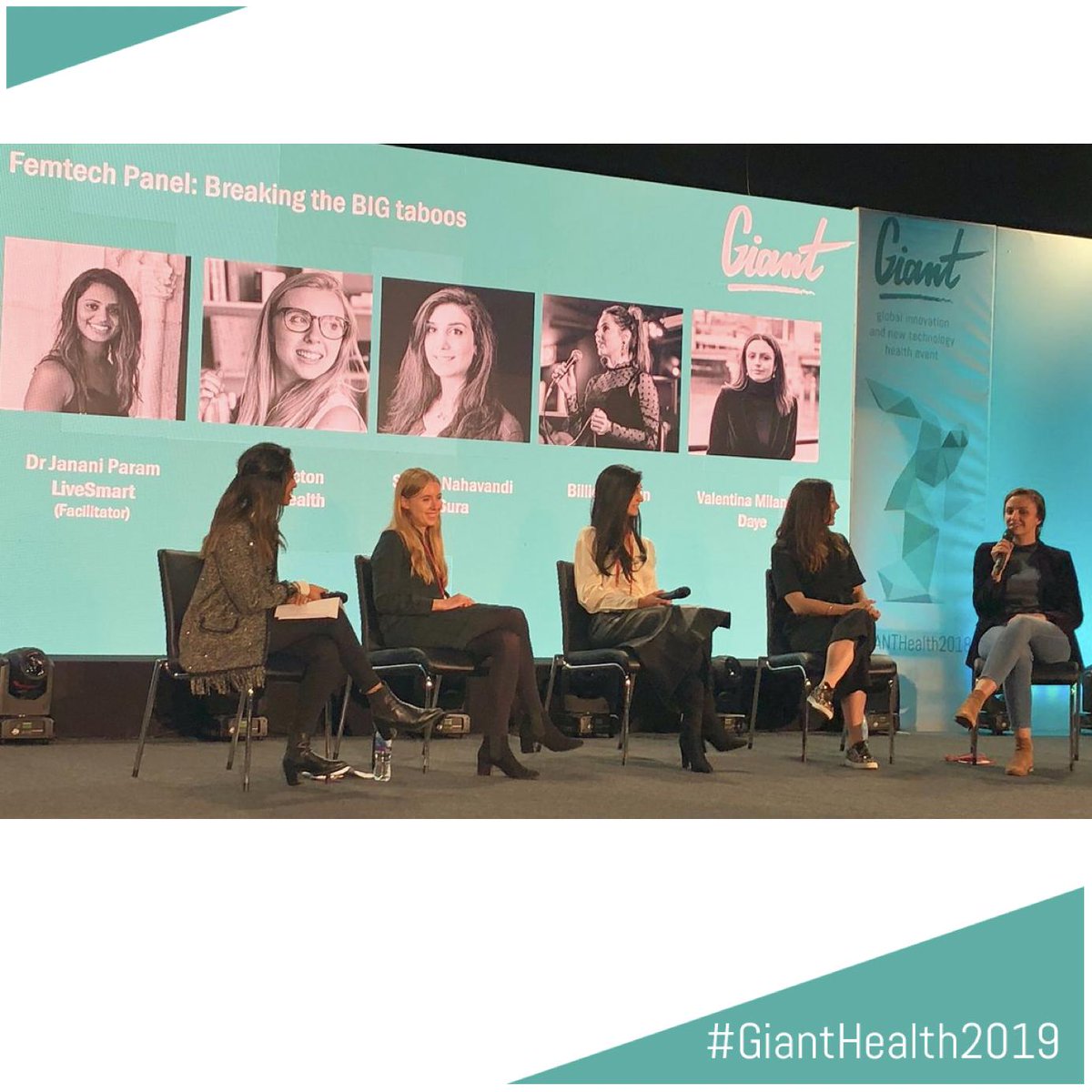 Barry_HealthTec's tweet image. The GIANT Health Event 2019
Europe’s “Greatest Festival of Health-Tech Innovation”

Supporting women in Health-Tech
GIANT’s “1000 women” campaign:
providing women with a £495 Ticket for only £95 

bit.ly/_GIANT_2019_10… 

#technology
#diversity
#healthtech
#innovation
#wellness