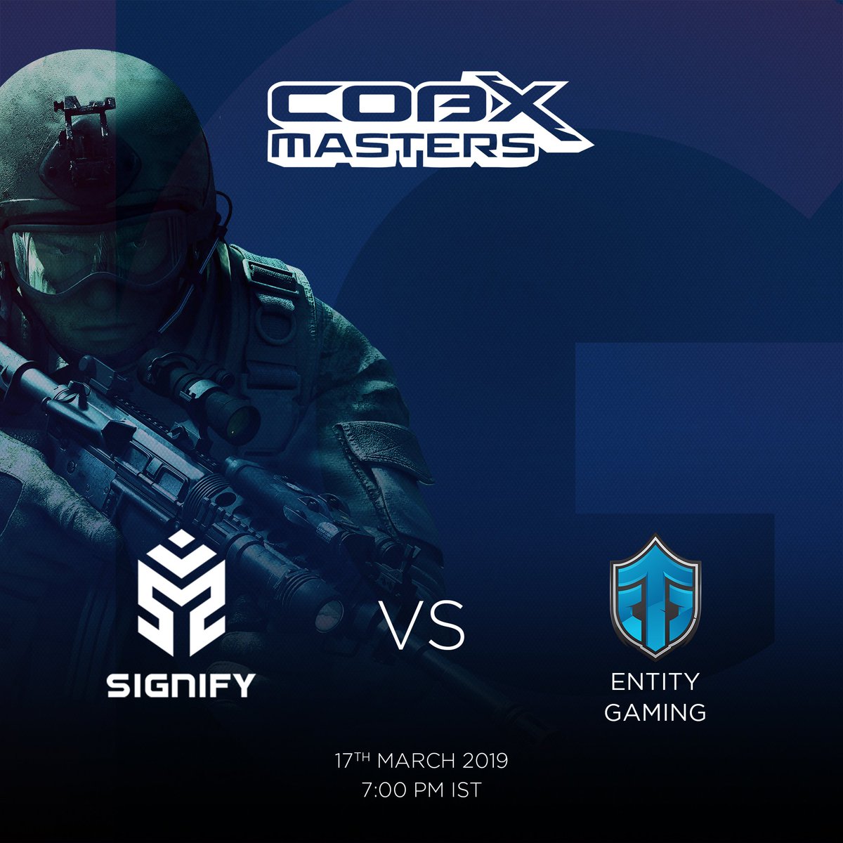 SignifyCSGO's tweet photo. Entity Gaming are our final opponents in the Cobx Masters India Open Qualifier. Match starts at 7PM IST (BO3)

Make sure to tune in, we need your support! 😊💪

#CobxMasters #SignifyGG #CSGO https://t.co/2cT9AmRcgR