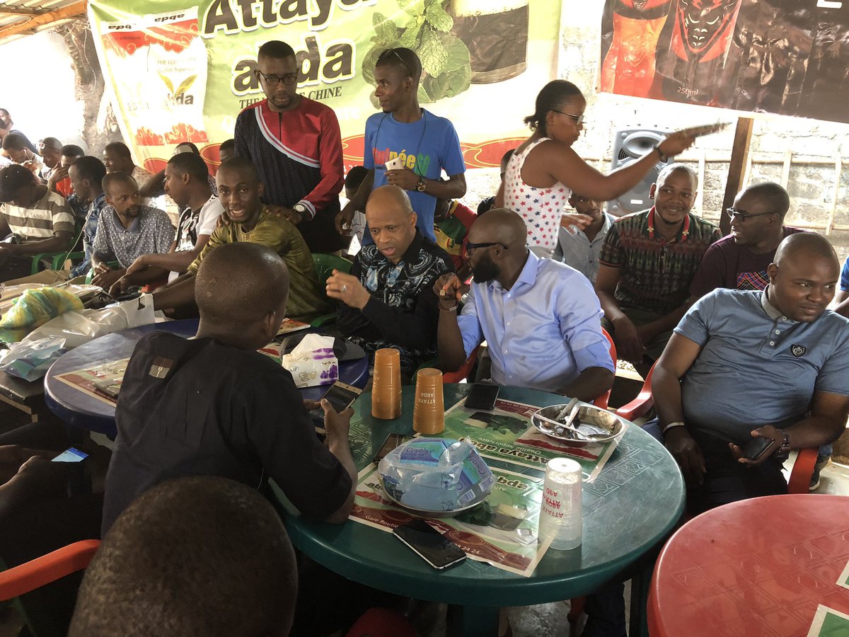 abdrahmane_d's tweet photo. Ce matin à l’AG LAFIFI (@ALafidy) avec comme invités M. Mamy Diaby du SOGEB (@DIABY_Mamy) et le Ministre de l’enseignement supérieur, M. Yero BALDE. 

#Guinée 🇬🇳 #DebatSansFiltres https://t.co/t8KZEVOQXb