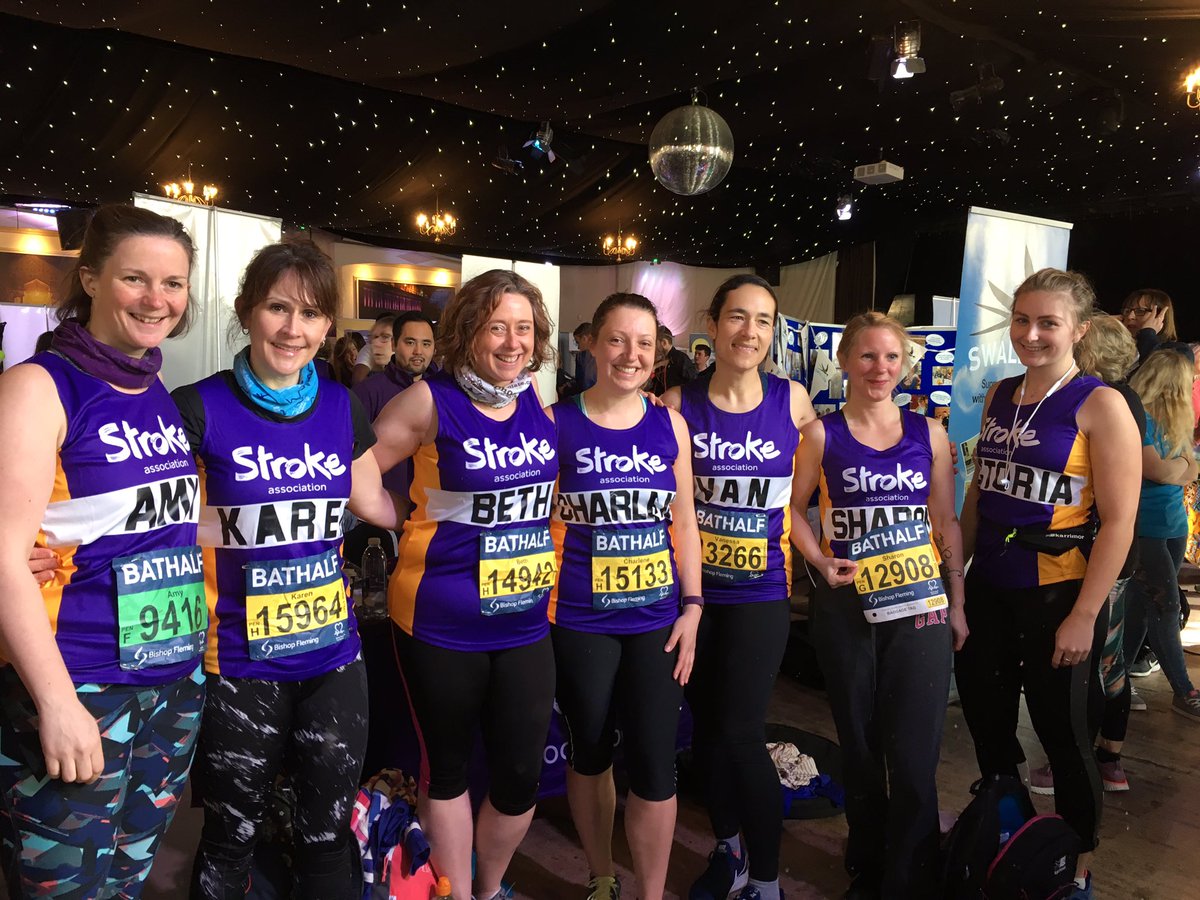 It’s time! So proud to be running with #TeamStroke @bathhalf @TheStrokeAssoc @StrokeAssocSW