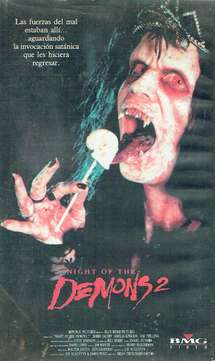 dantelechat's tweet photo. #NightOftheDemons2, 1994.
#NowWatching #HullHouse #Angela #Demons #BrianTrenchardSmith #AmeliaKinkade #CristiHarris #RickPeters #JenniferRhodes #ChristineTaylor #sequel #horror #gore #possession #Halloween #party #FearlessGirl #Teens #Sacrifice #comedy #HorrorMovies https://t.co/vIB8zu5bOi