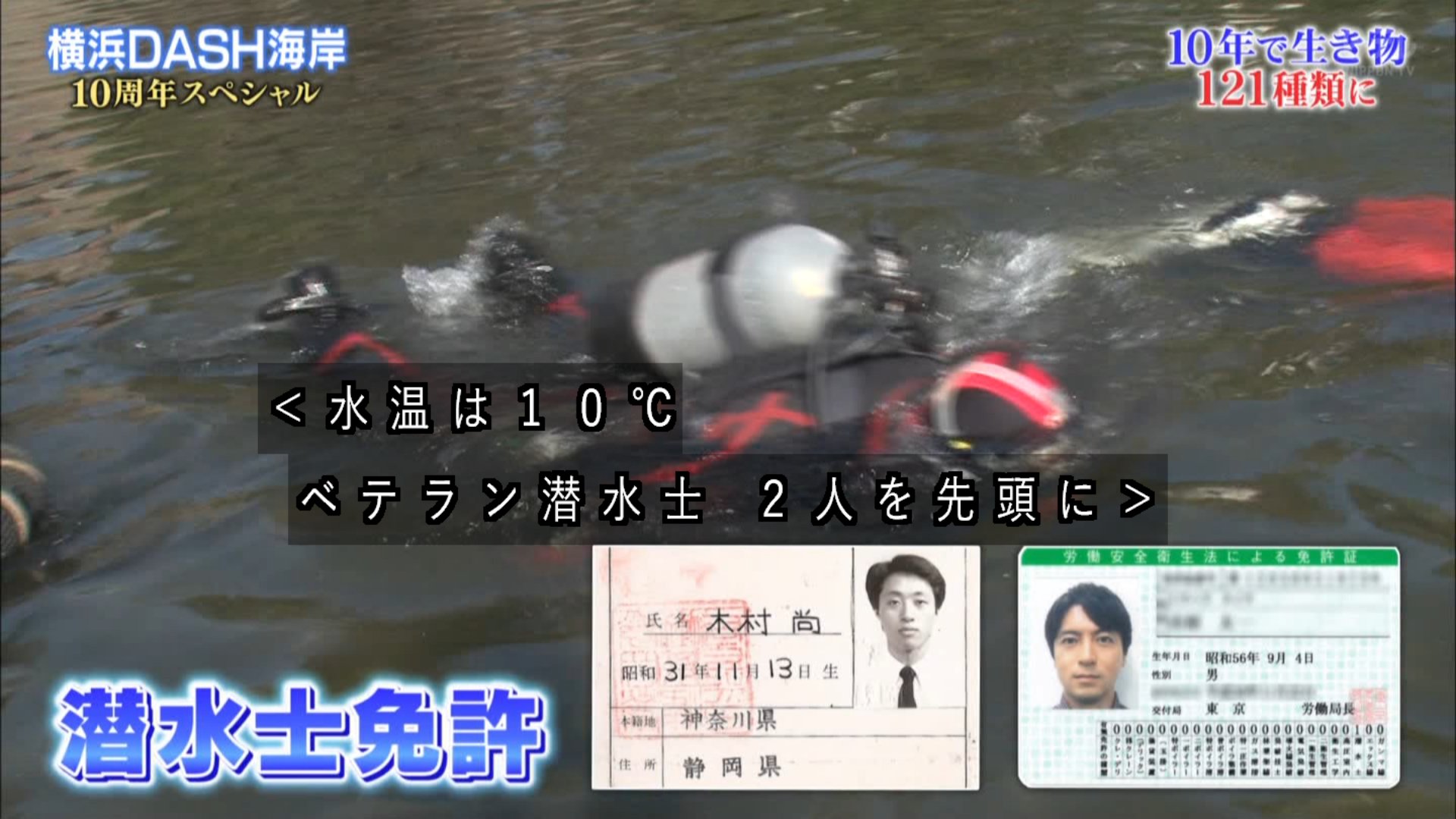 Larmes ベテラン潜水士枠の桝くん 鉄腕dash