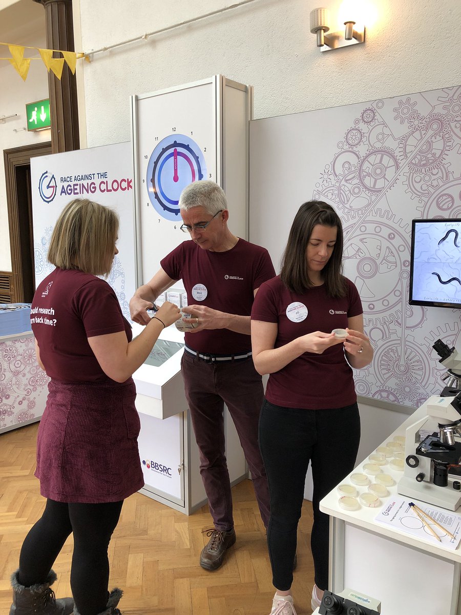 BabrahamInst's tweet photo. The #AgeingClock team are back at @camscience #guildhall today. We’re excited to be sharing our latest #research insights into #ageing - bring the family and get hands-on with our activities before 4pm today! https://t.co/1SiMzMd24e