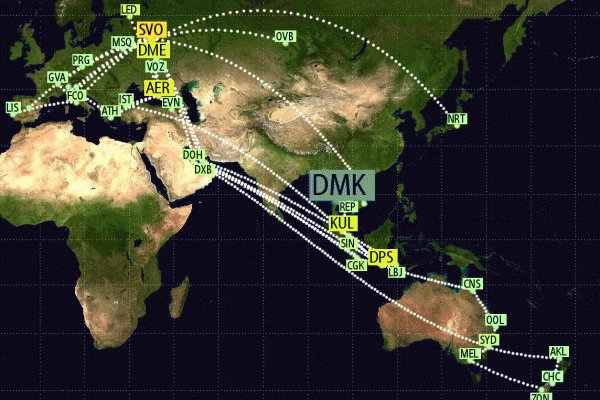 Dashamelory's tweet photo. New destination on my #JetLovers flight map: DMK (Bangkok, Thailand) https://t.co/j2qGBtLKTA https://t.co/dW1GbwJ0co