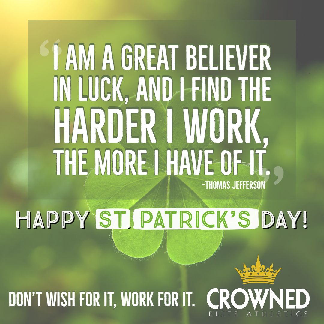 Crowned_Elite's tweet photo. Happy St. Patrick's Day from Crowned Elite Athletics! #hardworkmakesluck #stpatricksday #allstarcheer #dontwishforitworkforit https://t.co/BpbDh82JTD