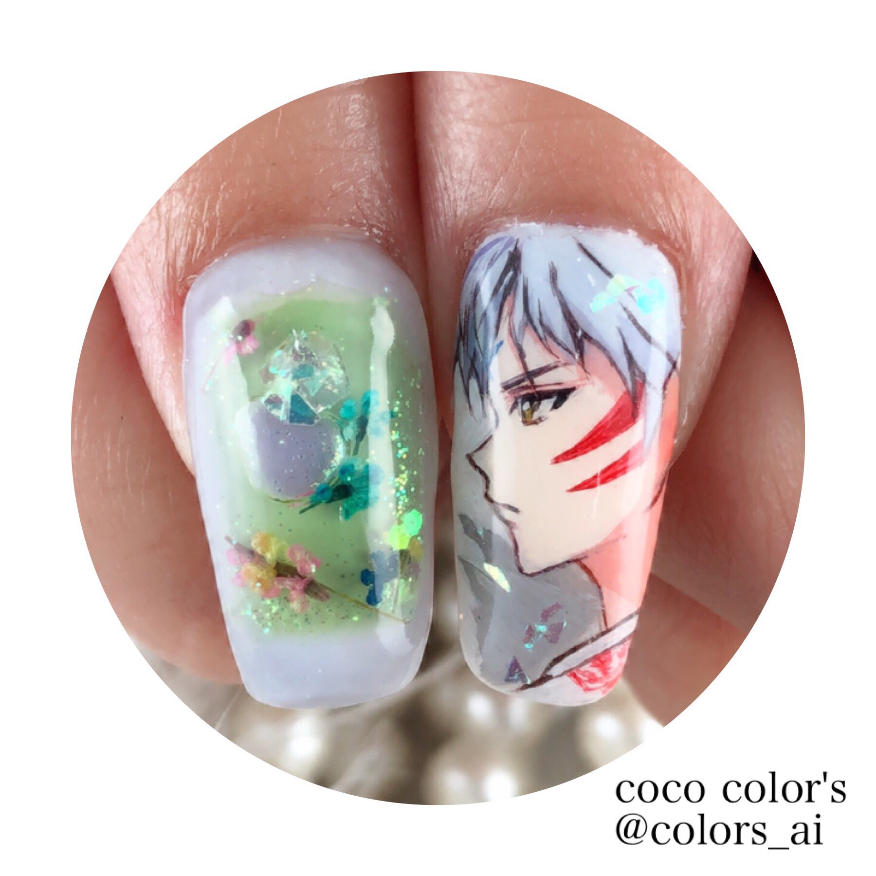 uyu_nail様♡shookyイメージ画像♡ 逃れる