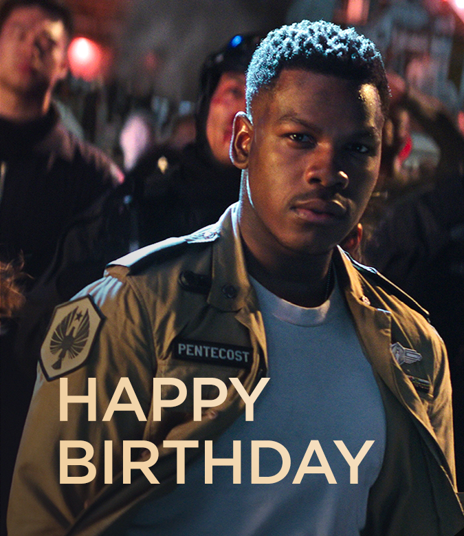 Happy Birthday to John Boyega aka Finn from    
