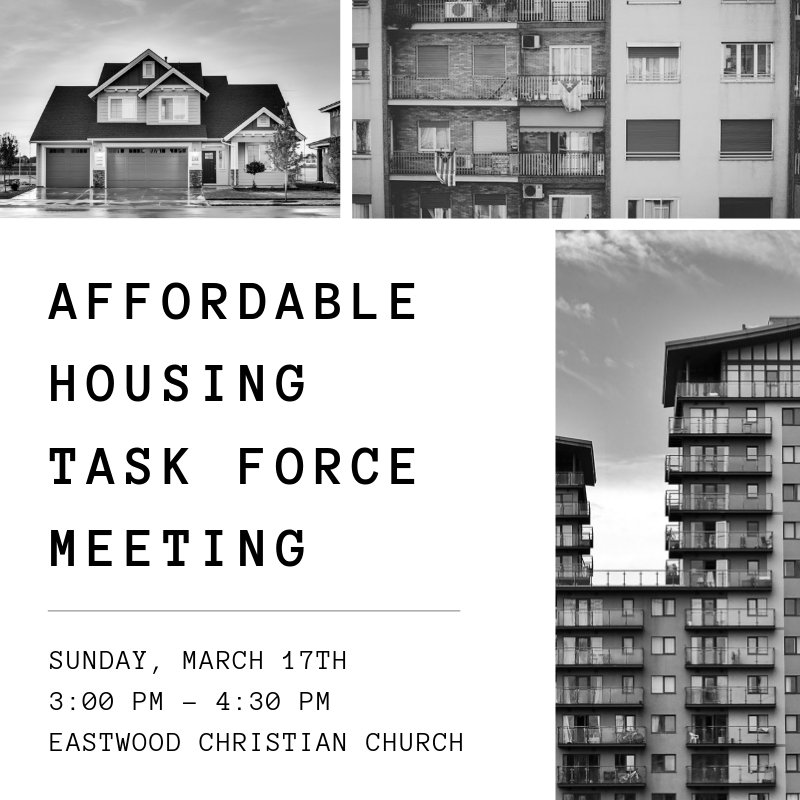 NOAH_Action's tweet photo. Don't miss NOAH's Affordable Housing Task Force Meeting today at 3pm at Eastwood Christian Church! If you are new to the Task Force we suggest arriving early (2:30pm) for snacks and a chance to meet other members.
#AffordableNashville #AffordableHousing #NOAHissues https://t.co/sYGKeiDILN
