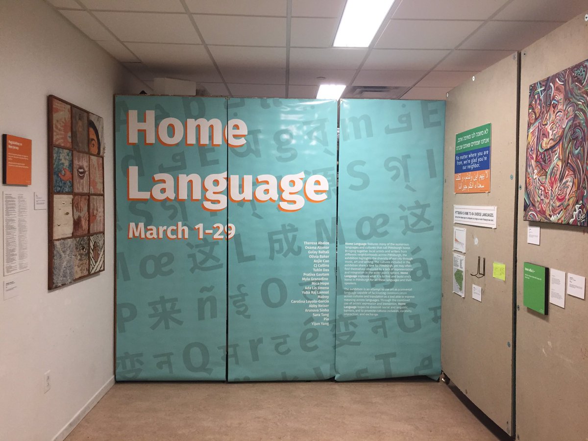 projectlogue's tweet photo. THANK YOU for a successful opening night of #art, #poetry and #stories in languages other than English!

Here’s a #review: “I had never been in a polylingual reading before, and I didn’t know it was on my #bucketlist.”

The #exhibit is open until March 31. Feel free to stop by! https://t.co/1Li3XzkVsR