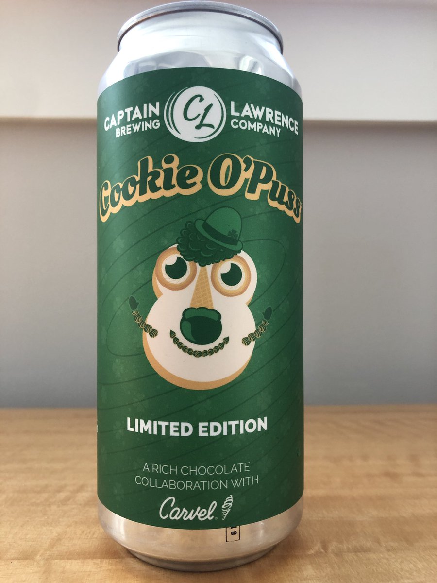 Happy St. Patty’s <a href="/cptlawrencebeer/">Captain Lawrence</a> <a href="/CarvelIceCream/">Carvel Ice Cream</a>