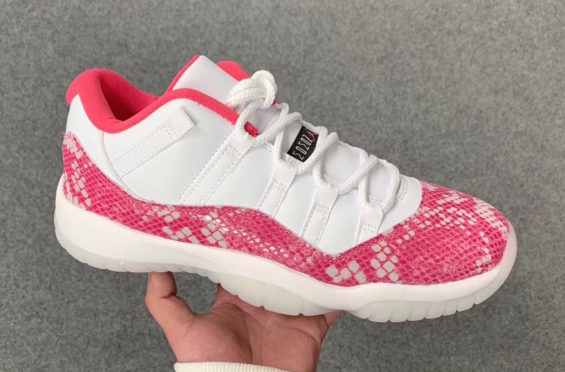 kicksonfire's tweet photo. Are You Waiting For The Air Jordan 11 Low WMNS Pink Snakeskin? - https://t.co/cnV3x8steg https://t.co/jPKcERJKya