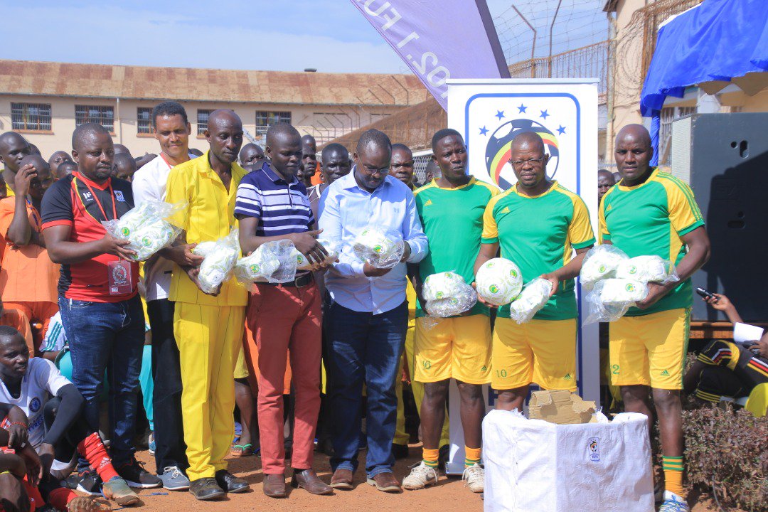 OfficialFUFA's tweet photo. FUFA Cup of Hope Final 2019 for inmates of Luzira Upper Prison
Express FC  defeated KCCA FC 2-1 to lift the trophy
FUFA also delivered football items and a computer as part of its CSR activities this year to the inmates to improve on their game
@nbstv @kawowosports @CAF_Online https://t.co/1K7akj1y9V