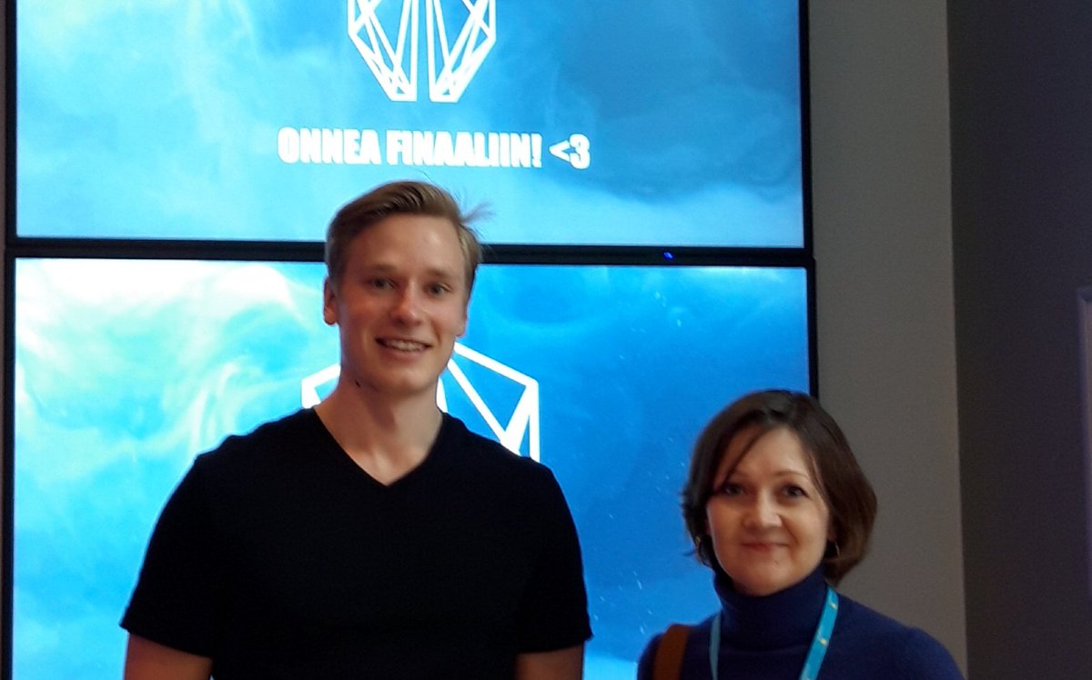 hannelepulliain's tweet photo. Eero Kenttä ja minä kiitämme osallistujia, järjestäjiä ja sparraajia huikeasta @PsyhackFIN -viikonlopusta, jossa olimme @unisportfi -kumppanin roolissa kestävien elämäntapojen haasteessa. Mitä upeaa ja energistä heittäytymistä merkityksellisten asioiden äärellä! <3 https://t.co/8bnHilzNRA